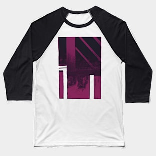 Nightmare Purple Cityscape Baseball T-Shirt